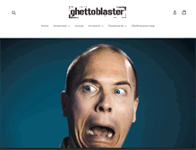Tablet Screenshot of ghettoblastershop.com